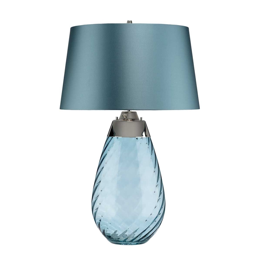 Elstead - LED Stolna lampa LENA 1xE27/40W/230V + 1xGU10/7W 74 cm plava