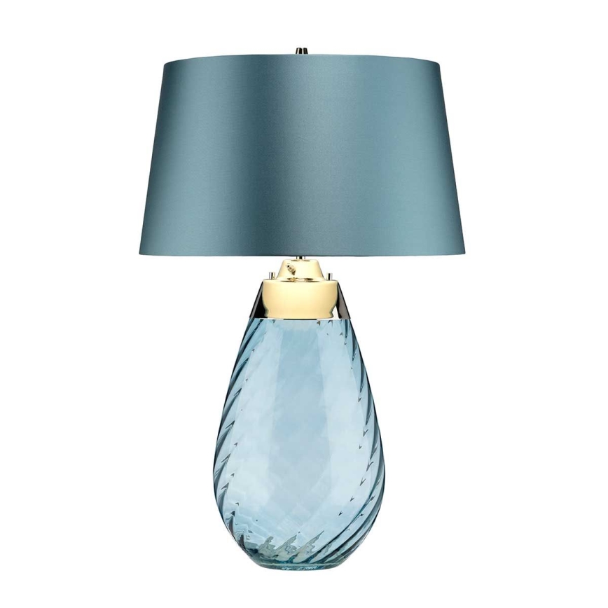 Elstead - LED Stolna lampa LENA 1xE27/40W/230V + 1xGU10/7W 74 cm plava