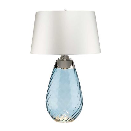 Elstead - LED Stolna lampa LENA 1xE27/40W/230V + 1xGU10/7W 74 cm plava/bijela