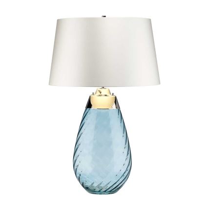 Elstead - LED Stolna lampa LENA 1xE27/40W/230V + 1xGU10/7W 74 cm plava/bijela