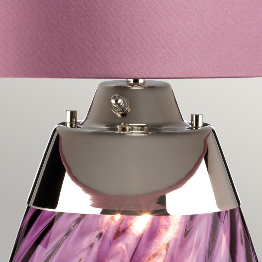 Elstead - LED Stolna lampa LENA 1xE27/40W/230V + 1xGU10/7W 74 cm ružičasta