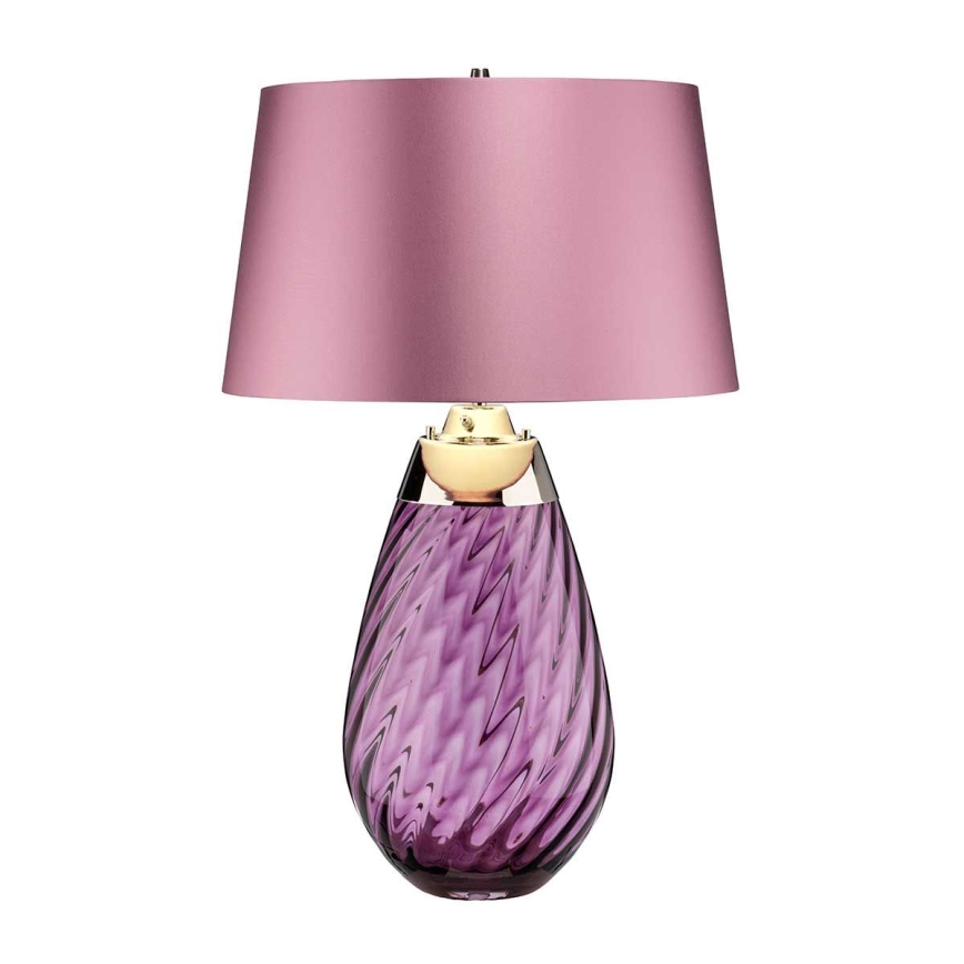 Elstead - LED Stolna lampa LENA 1xE27/40W/230V + 1xGU10/7W 74 cm ružičasta