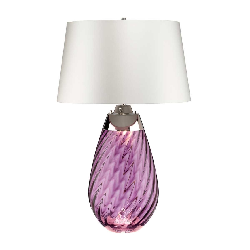 Elstead - LED Stolna lampa LENA 1xE27/40W/230V + 1xGU10/7W 74 cm ružičasta/bijela