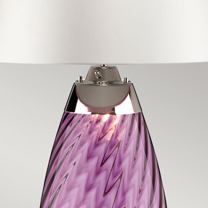 Elstead - LED Stolna lampa LENA 1xE27/40W/230V + 1xGU10/7W 74 cm ružičasta/bijela