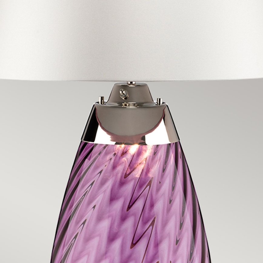 Elstead - LED Stolna lampa LENA 1xE27/40W/230V + 1xGU10/7W 74 cm ružičasta/bijela