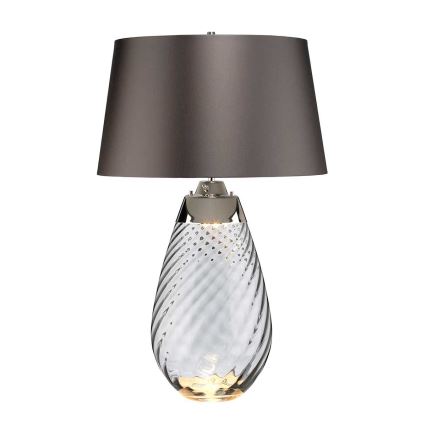 Elstead - LED Stolna lampa LENA 1xE27/40W/230V + 1xGU10/7W 74 cm siva