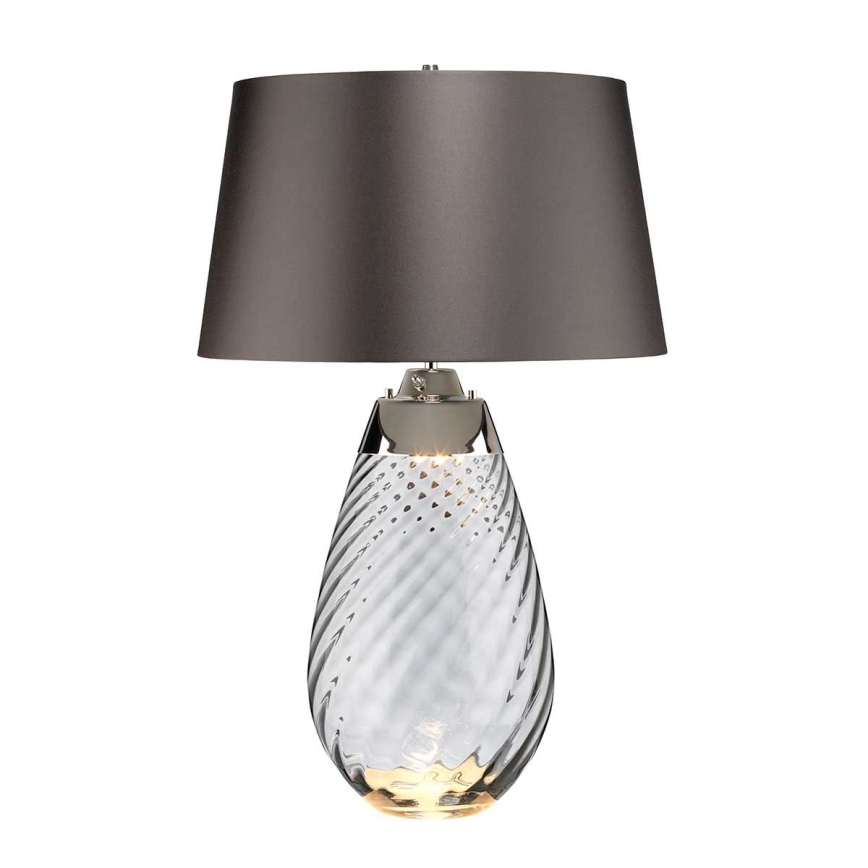 Elstead - LED Stolna lampa LENA 1xE27/40W/230V + 1xGU10/7W 74 cm siva