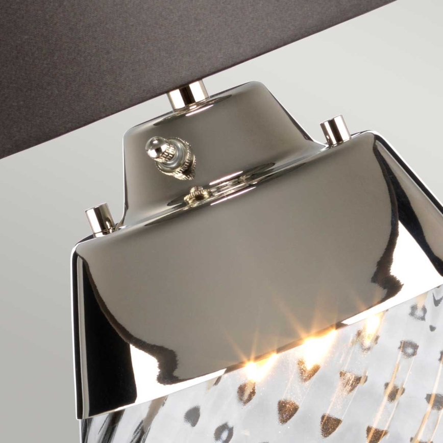 Elstead - LED Stolna lampa LENA 1xE27/40W/230V + 1xGU10/7W 74 cm siva