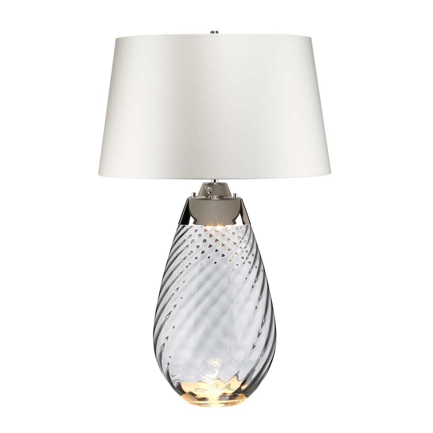 Elstead - LED Stolna lampa LENA 1xE27/40W/230V + 1xGU10/7W 74 cm bijela