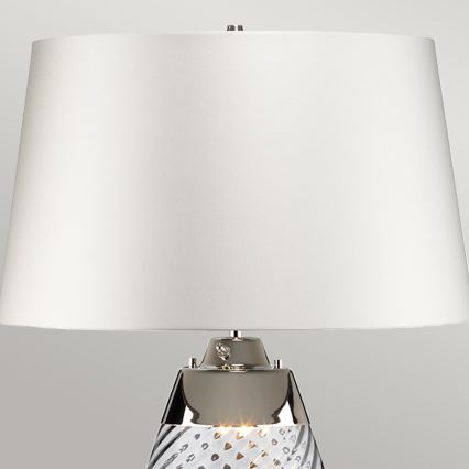 Elstead - LED Stolna lampa LENA 1xE27/40W/230V + 1xGU10/7W 74 cm bijela