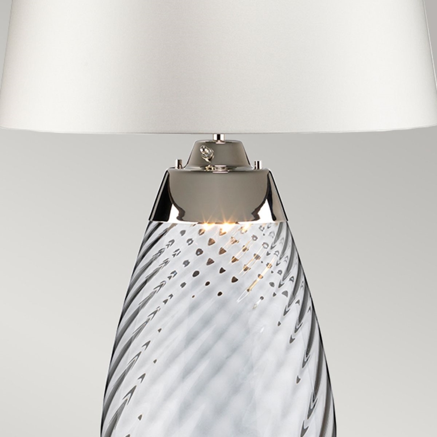 Elstead - LED Stolna lampa LENA 1xE27/40W/230V + 1xGU10/7W 74 cm bijela