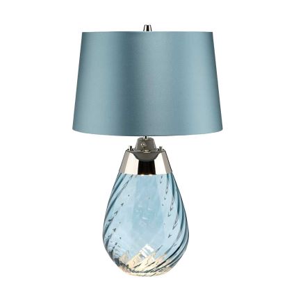 Elstead - LED Stolna lampa LENA 1xE27/60W/230V + 1xGU10/7W 60,5 cm plava
