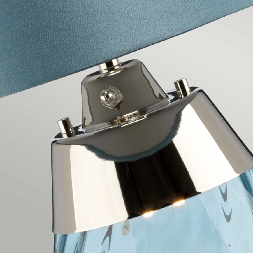 Elstead - LED Stolna lampa LENA 1xE27/60W/230V + 1xGU10/7W 60,5 cm plava