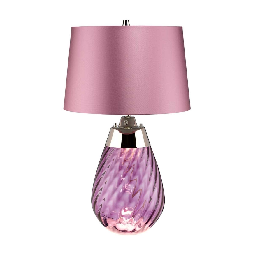 Elstead - LED Stolna lampa LENA 1xE27/60W/230V + 1xGU10/7W 60,5 cm ružičasta