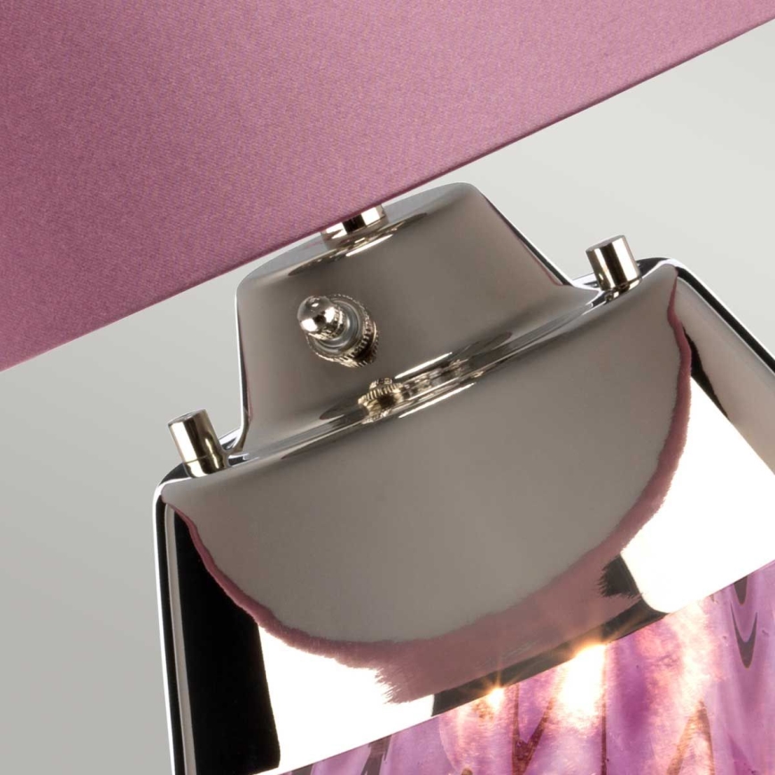 Elstead - LED Stolna lampa LENA 1xE27/60W/230V + 1xGU10/7W 60,5 cm ružičasta