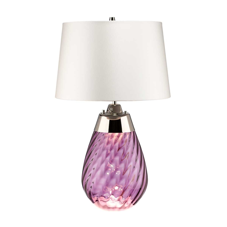 Elstead - LED Stolna lampa LENA 1xE27/40W/230V + 1xGU10/7W 74 cm ružičasta
