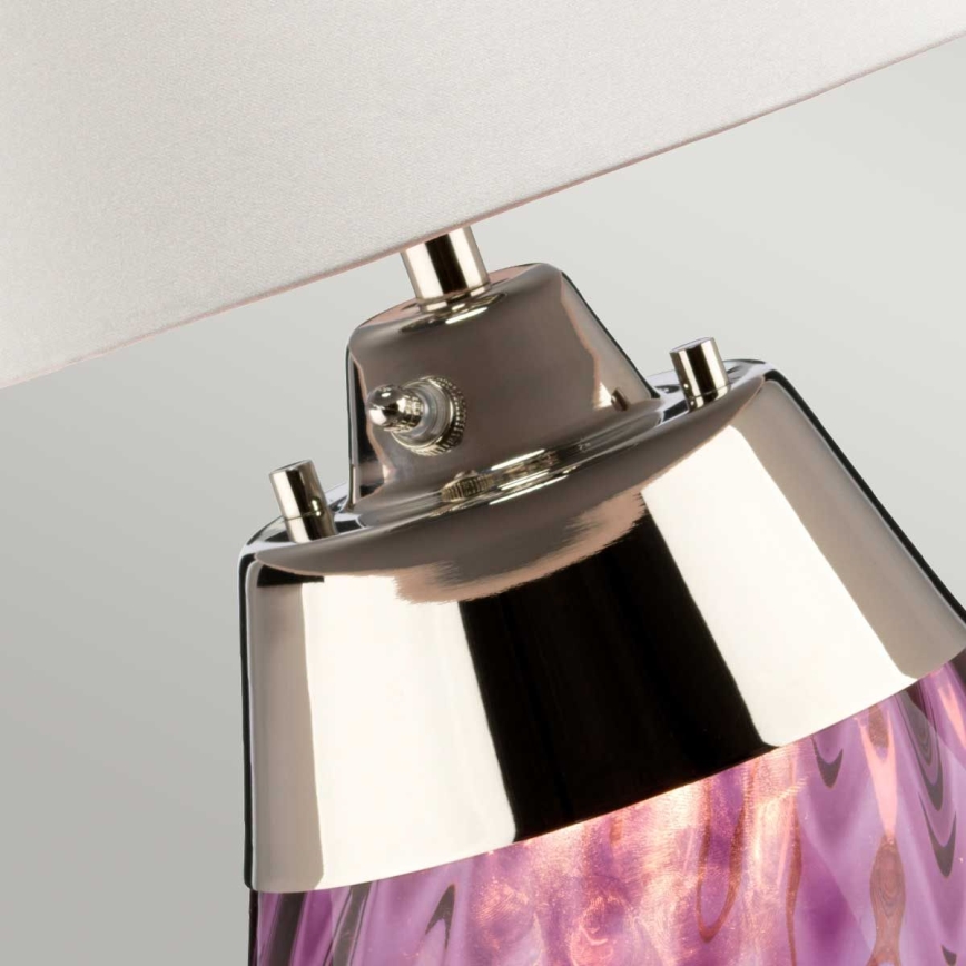 Elstead - LED Stolna lampa LENA 1xE27/40W/230V + 1xGU10/7W 74 cm ružičasta