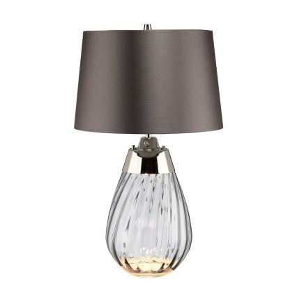 Elstead - LED Stolna lampa LENA 1xE27/60W/230V + 1xGU10/7W 60,5 cm siva