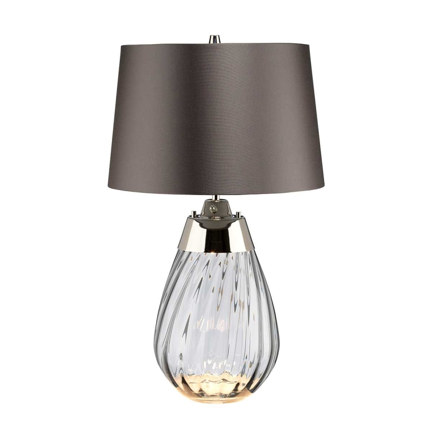 Elstead - LED Stolna lampa LENA 1xE27/60W/230V + 1xGU10/7W 60,5 cm siva