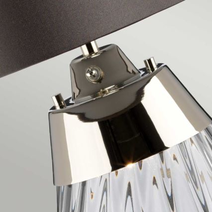 Elstead - LED Stolna lampa LENA 1xE27/60W/230V + 1xGU10/7W 60,5 cm siva