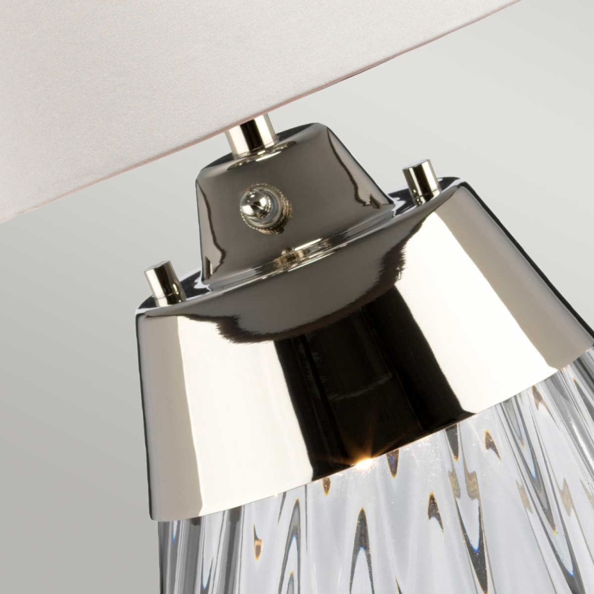 Elstead - LED Stolna lampa LENA 1xE27/60W/230V + 1xGU10/7W 60,5 cm bijela