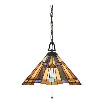 Elstead - Luster na lancu Tiffany INGLENOOK 3xE27/60W/230V