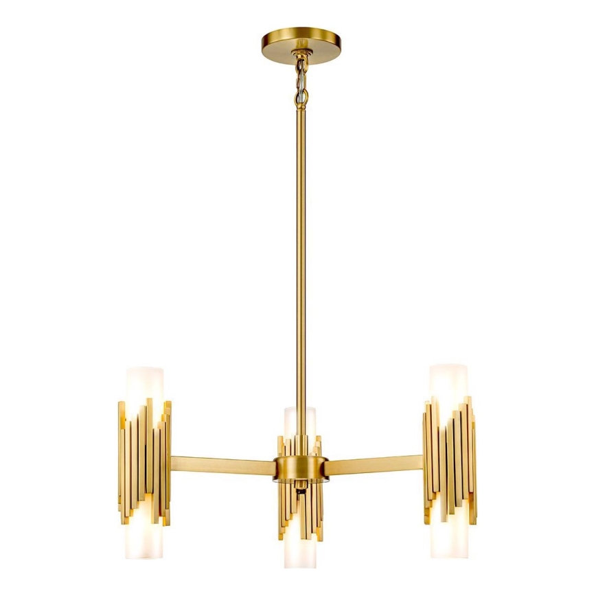 Elstead - Luster na šipci MARVELE 6xE14/40W/230V zlatna