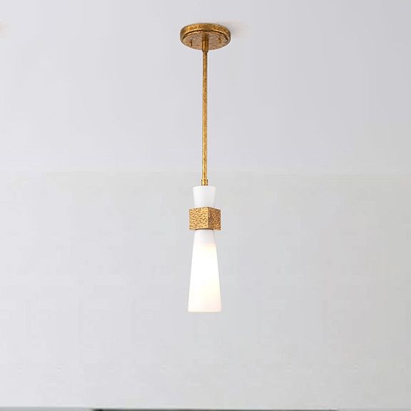 Elstead - Luster na stalku KRISTY 1xE27/40W/230V Ø 15,2 cm bakrena
