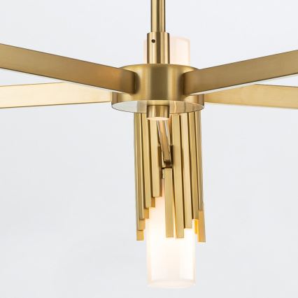 Elstead - Luster na štangu MARVELE 10xE14/40W/230V zlatni