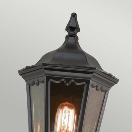 Elstead - Vanjska zidna svjetiljka MEDSTEAD 1xE27/60W/230V IP44 crna