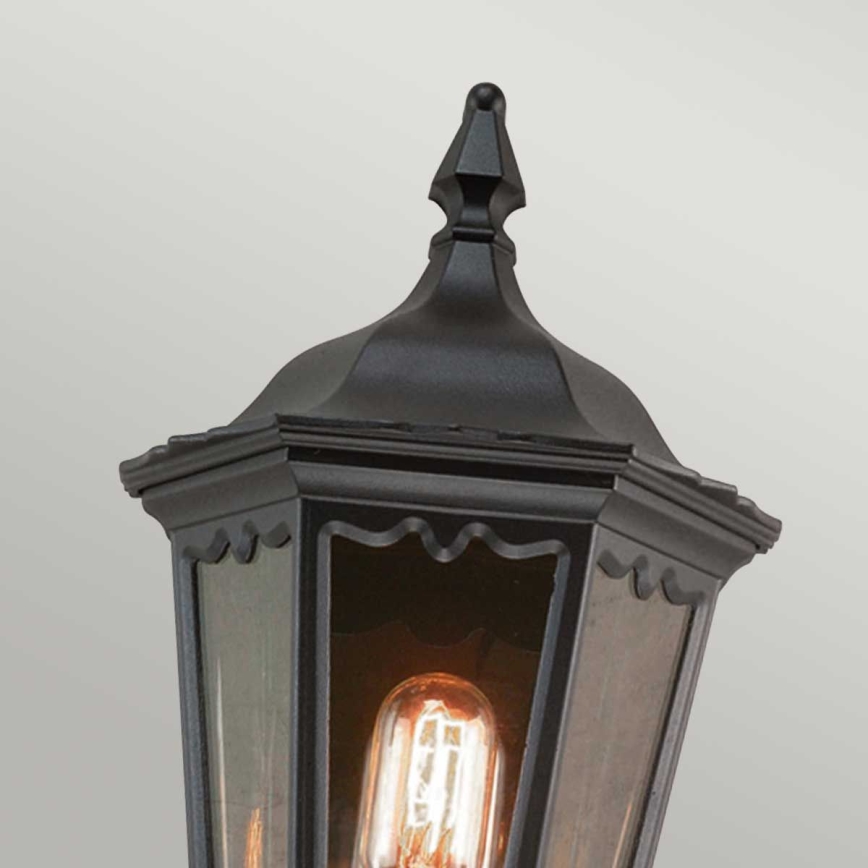 Elstead - Vanjska zidna svjetiljka MEDSTEAD 1xE27/60W/230V IP44 crna