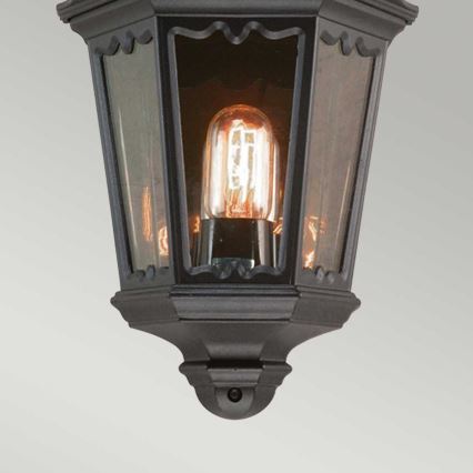 Elstead - Vanjska zidna svjetiljka MEDSTEAD 1xE27/60W/230V IP44 crna