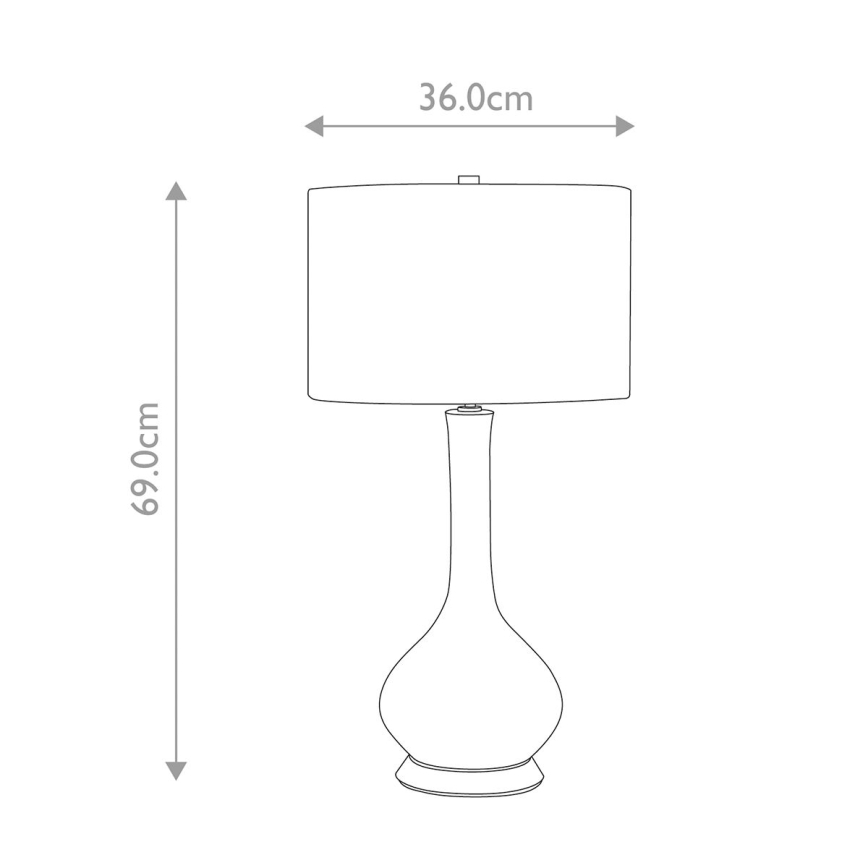 Elstead - Stolna lampa MILO 1xE27/60W/230V bež
