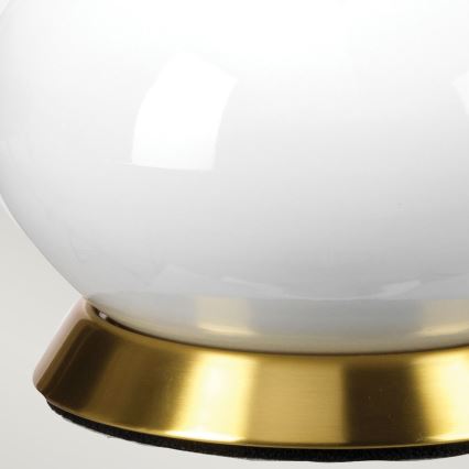 Elstead - Stolna lampa MILO 1xE27/60W/230V siva/zlatna