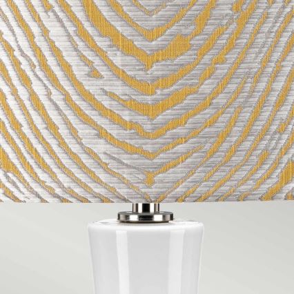Elstead - Stolna lampa MILO 1xE27/60W/230V siva/zlatna