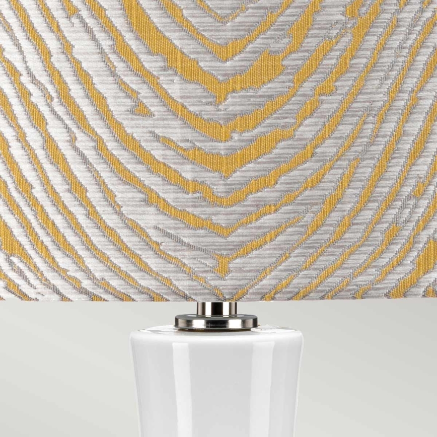 Elstead - Stolna lampa MILO 1xE27/60W/230V siva/zlatna