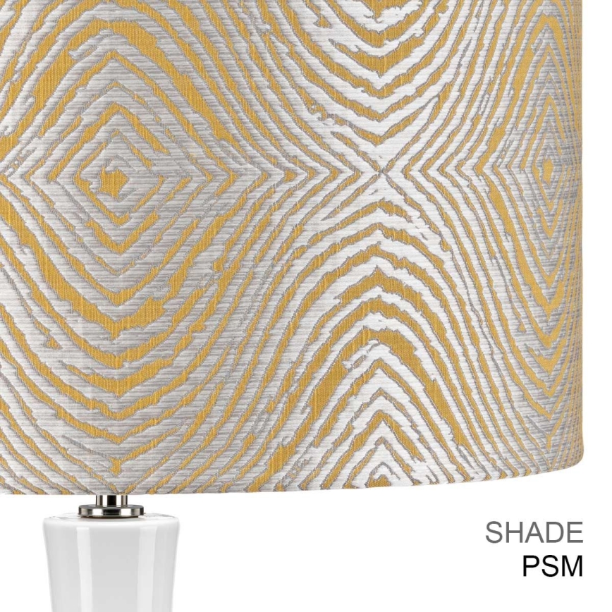 Elstead - Stolna lampa MILO 1xE27/60W/230V siva/zlatna