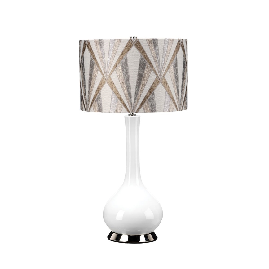 Elstead - Stolna lampa MILO 1xE27/60W/230V siva/smeđa