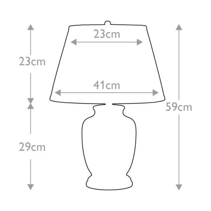 Elstead - Stolna lampa MORRIS 1xE27/60W/230V