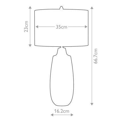 Elstead - Stolna lampa NEWHAM 1xE27/60W/230V