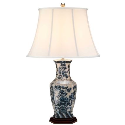Elstead - Stolna lampa PLAVA HEX 1xE27/60W/230V
