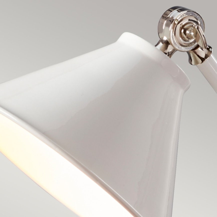 Elstead - Stolna lampa PROVENCE ELEMENT 1xE27/60W/230V bijela