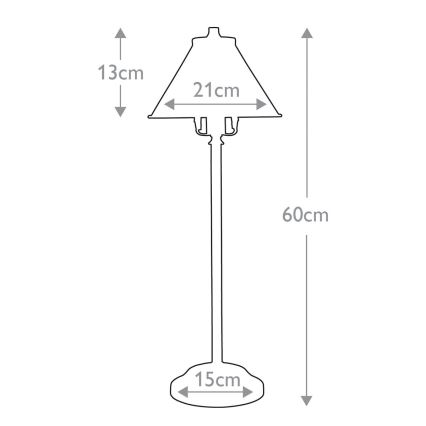 Elstead PV-SL-AB - LED Stolna lampa PROVENCE 1xE14/4W/230V