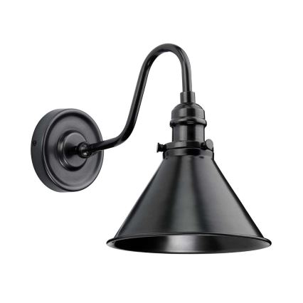 Elstead - Zidna svjetiljka PROVENCE 1xE27/60W/230V crna