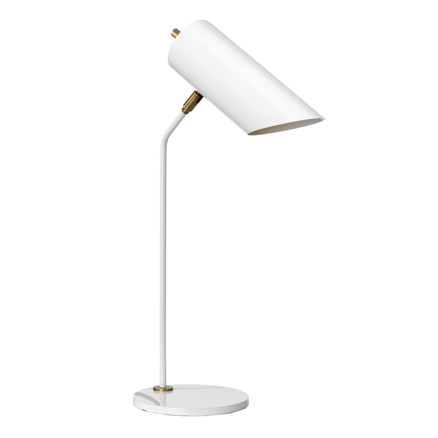 Elstead QUINTO-TL-WAB - Stolna lampa QUINTO 1xE27/8W/230V bijela