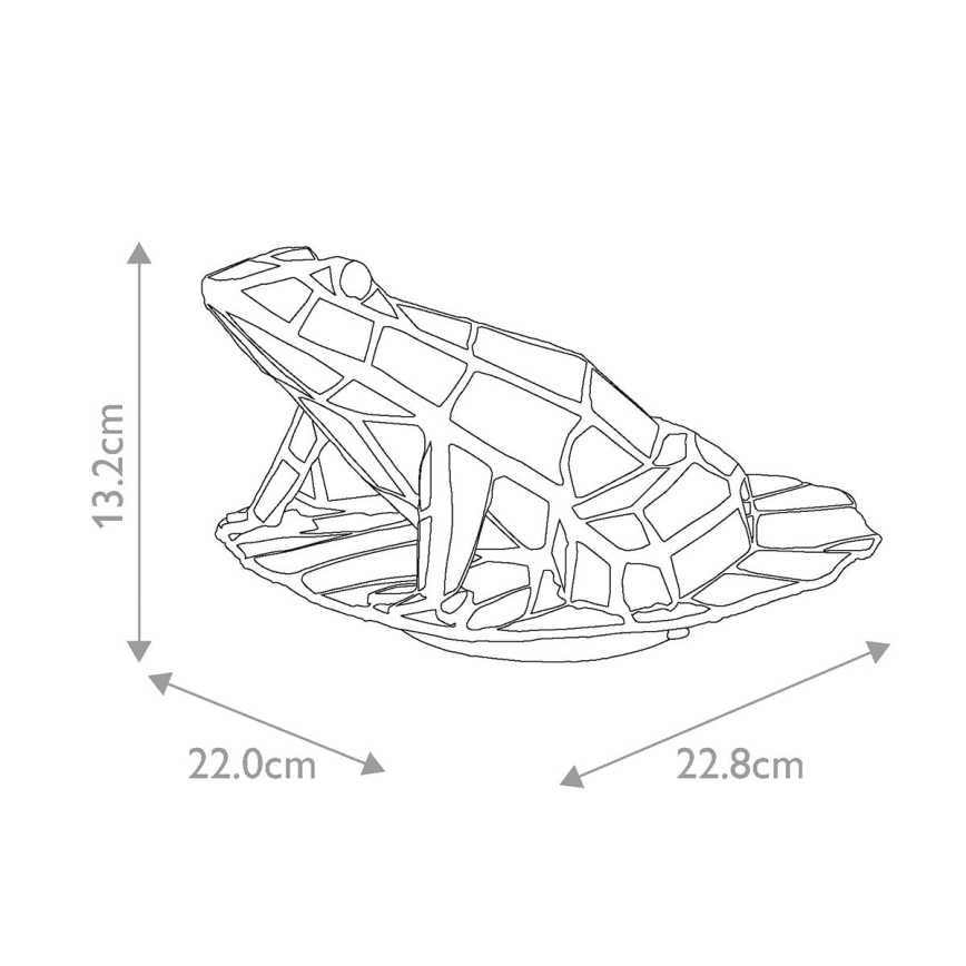 Elstead QZ-FROG-TL - LED Dekorativna svjetiljka TIFFANY 1xG9/3W/12/230V žaba