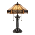 Elstead QZ-INDUS-TL - Stolna lampa INDUS 2xE27/60W/230V