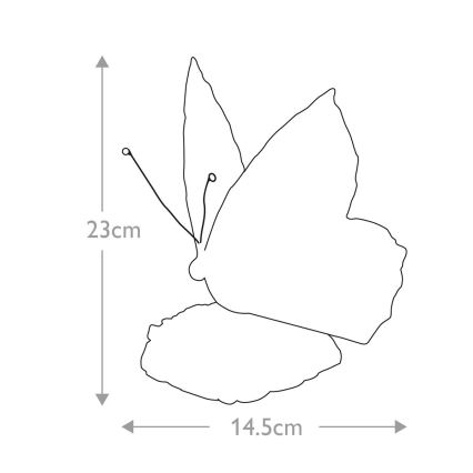Elstead QZ-OBUTTERFLY-TL - LED Dekorativna svjetiljka TIFFANY 1xG9/3W/12/230V leptir