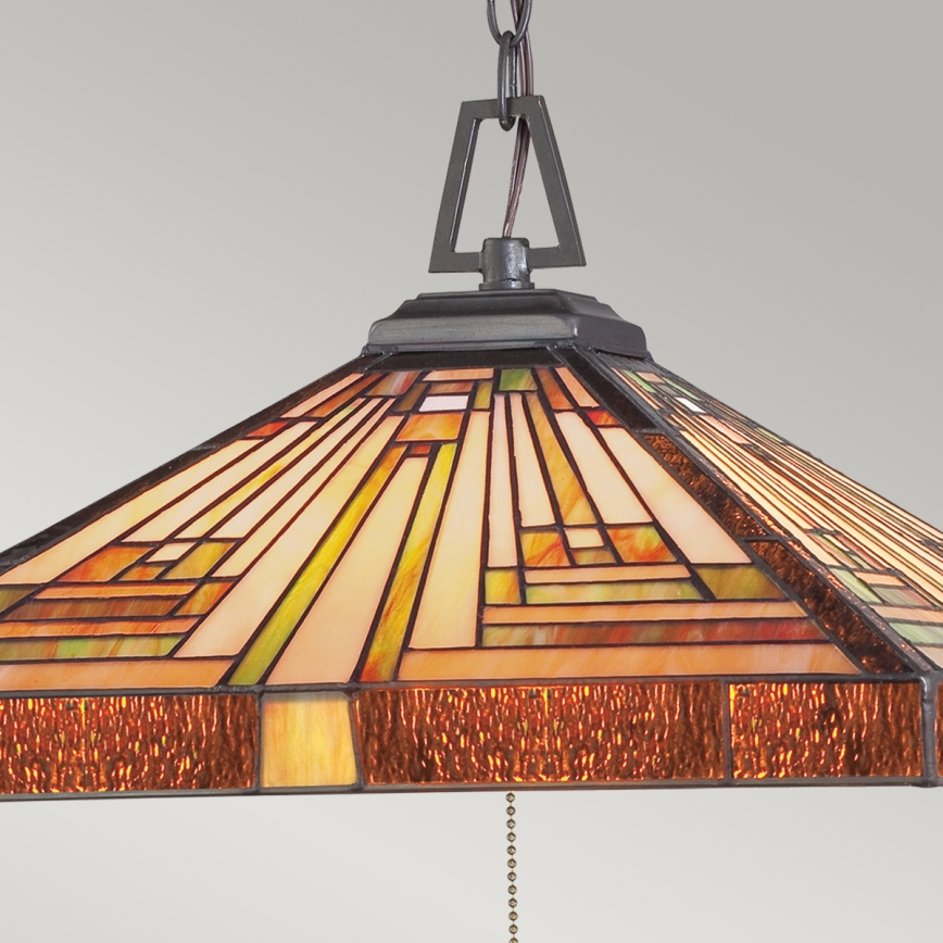 Elstead QZ-STEPHEN-3P - Luster na lancu STEPHEN 3xE27/60W/230V