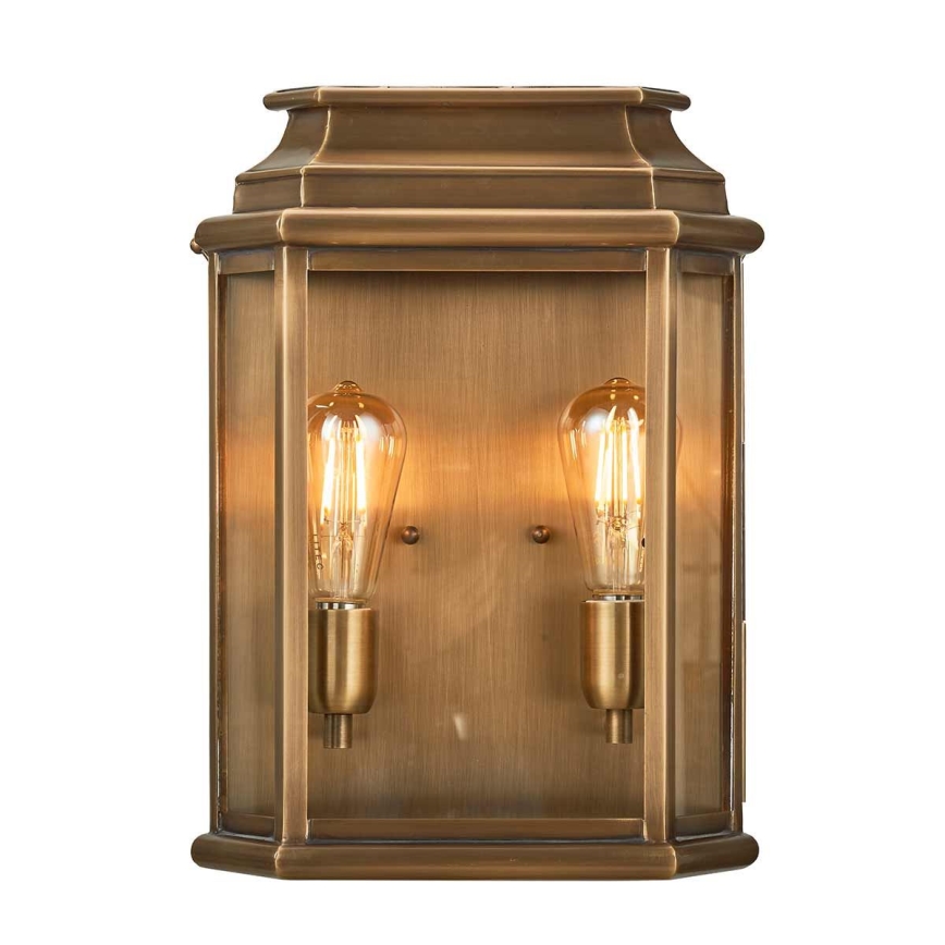 Elstead - Vanjska zidna svjetiljka ST MARTINS 2xE27/60W/230V IP44 bakrena
